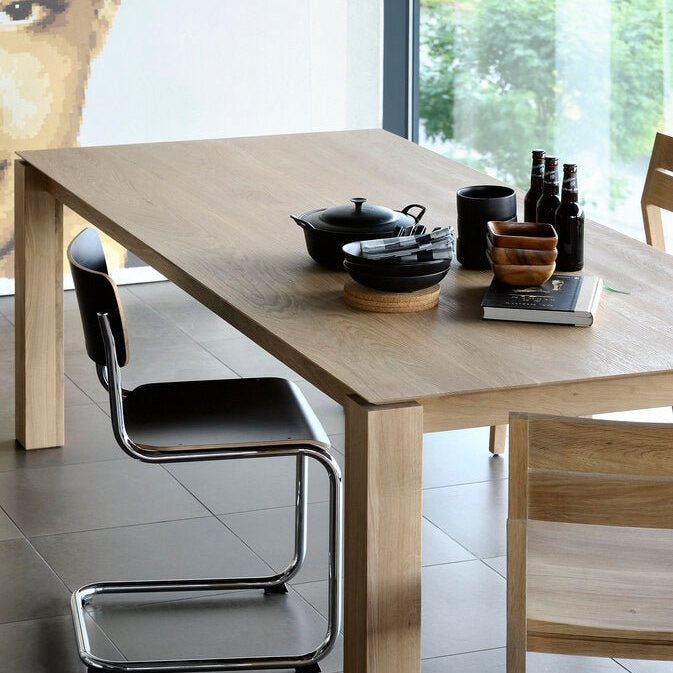 Slice Oak Wood Dining Table (4 Sizes)