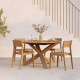 EX1 Indoor / Outdoor Solid Teak Wood Dining Chair