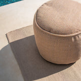 Donut Indoor / Outdoor Pouf Footstool, Marsala