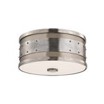 Tucker Flush Mount in Historic Nickel, Small