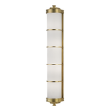 Bruckner Wall Sconce in Aged Brass, Large