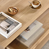 Nordic Oak Coffee Table with Drawer