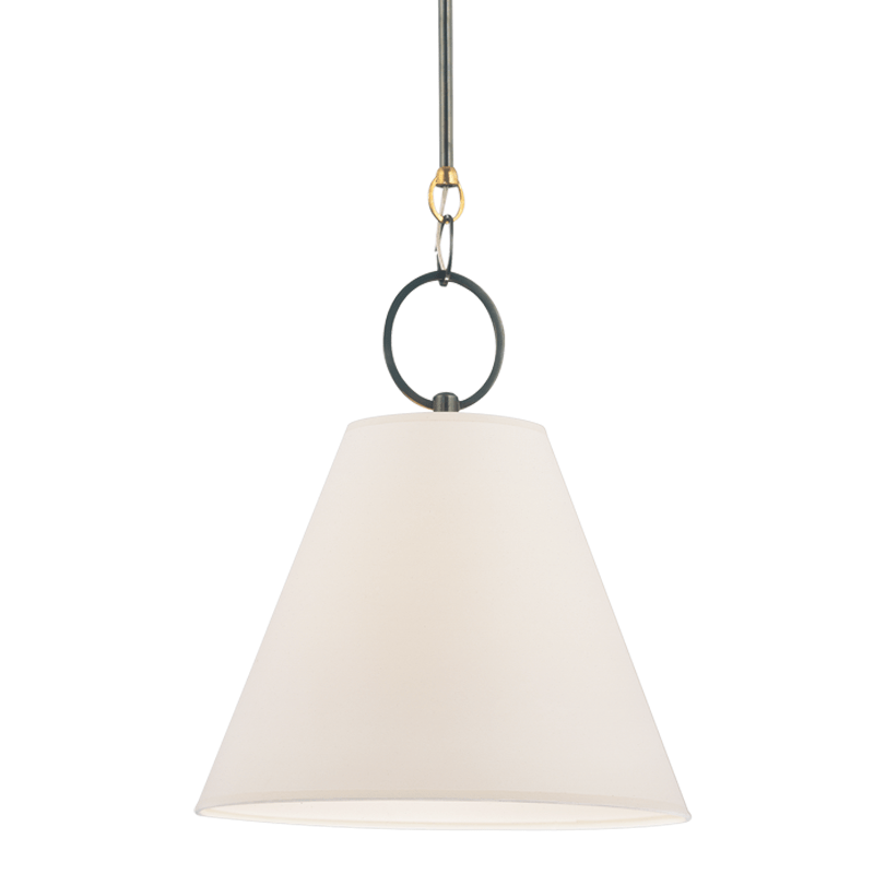 Columbia Pendant Light in Distressed Bronze, Large