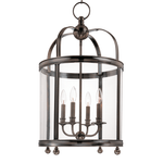 Liv Lantern Pendant in Historic Nickel, Small