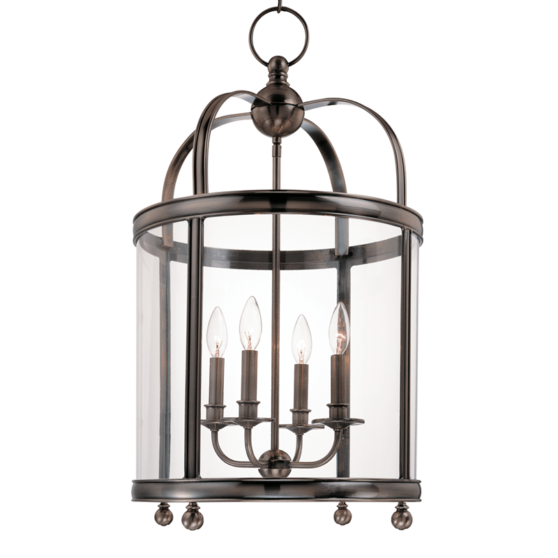 Liv Lantern Pendant in Historic Nickel, Small