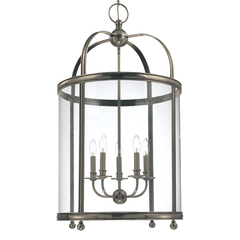 Liv Lantern Pendant in Historic Nickel, Large