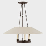 Des Peres Chandelier in Bronze