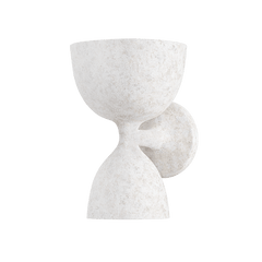 Ellie Weathered White Wall Sconce