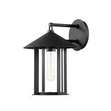 Turner Wall Sconce in Textured Black, Small