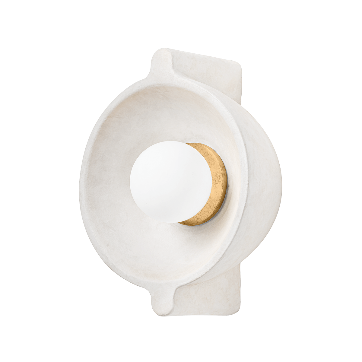 Francis White Ceramic Wall Sconce