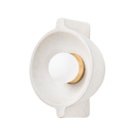 Francis White Ceramic Wall Sconce