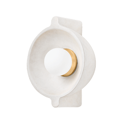 Francis White Ceramic Wall Sconce