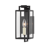 Henredon Exterior Wall Sconce in Forged Iron, Extra Small