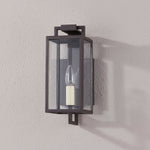 Henredon Exterior Wall Sconce in Bronze, Extra Small