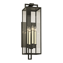 Henredon Exterior Wall Sconce in Forged Iron, Large