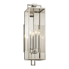 Henredon Exterior Wall Sconce in Stainless Steel, Large