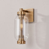 Tex Wall Sconce in Patina Brass, Small