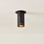 Berger Flush Mount Ceiling Light in Bronze