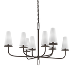 Marcus 8 - Light Chandelier in Bronze