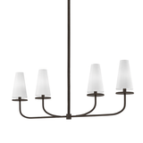 Marcus Linear Chandelier Light in Bronze