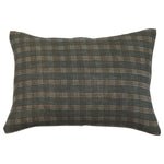 Gina Linen Block Print Throw Pillow Cover, Sand