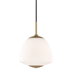 Ludlow Pendant in Aged Brass, Small