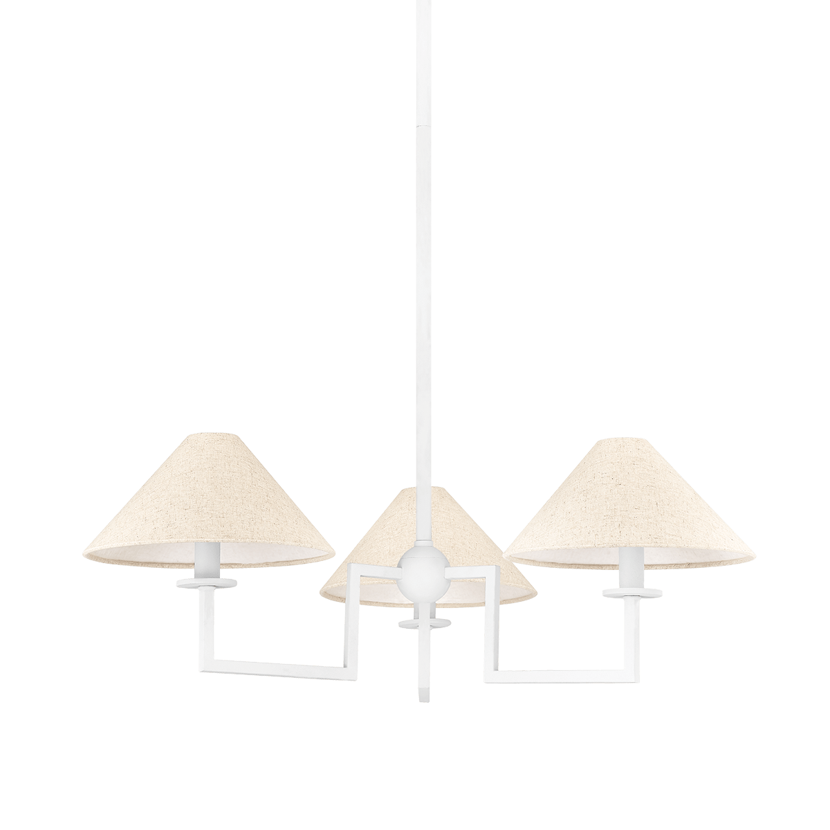 Maisie 3 - Light White Chandelier