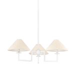 Maisie 3 - Light White Chandelier