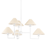 Maisie 6 - Light White Chandelier