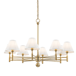 Emmett Chandelier in Aged Brass