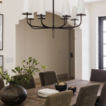 Marcus 8 - Light Chandelier in Bronze