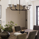 Marcus 8 - Light Chandelier in Bronze