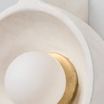 Francis White Ceramic Wall Sconce