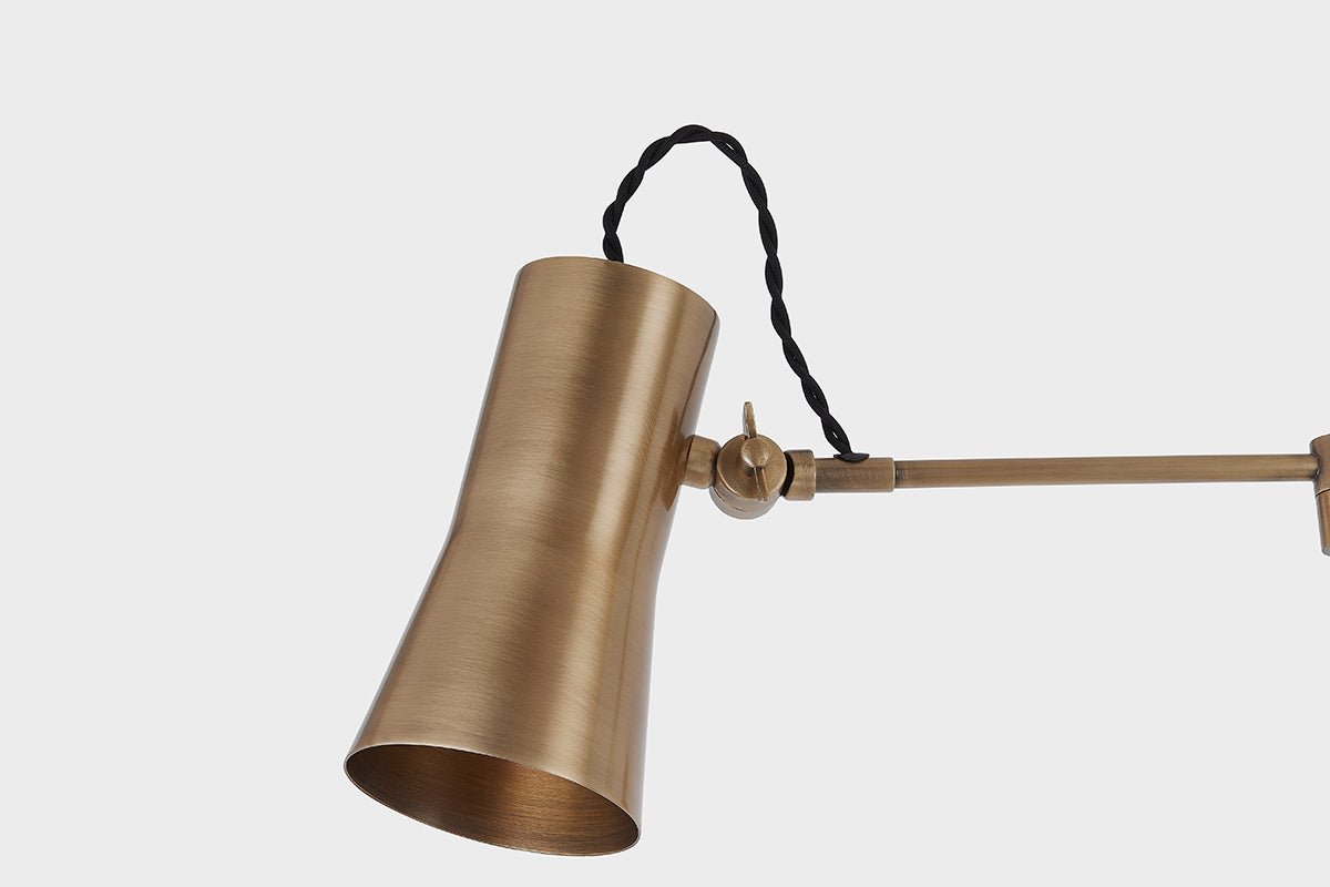 Novelle Plug - In Wall Light in Patina Brass