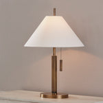 Stavra Table Lamp in Patina Brass