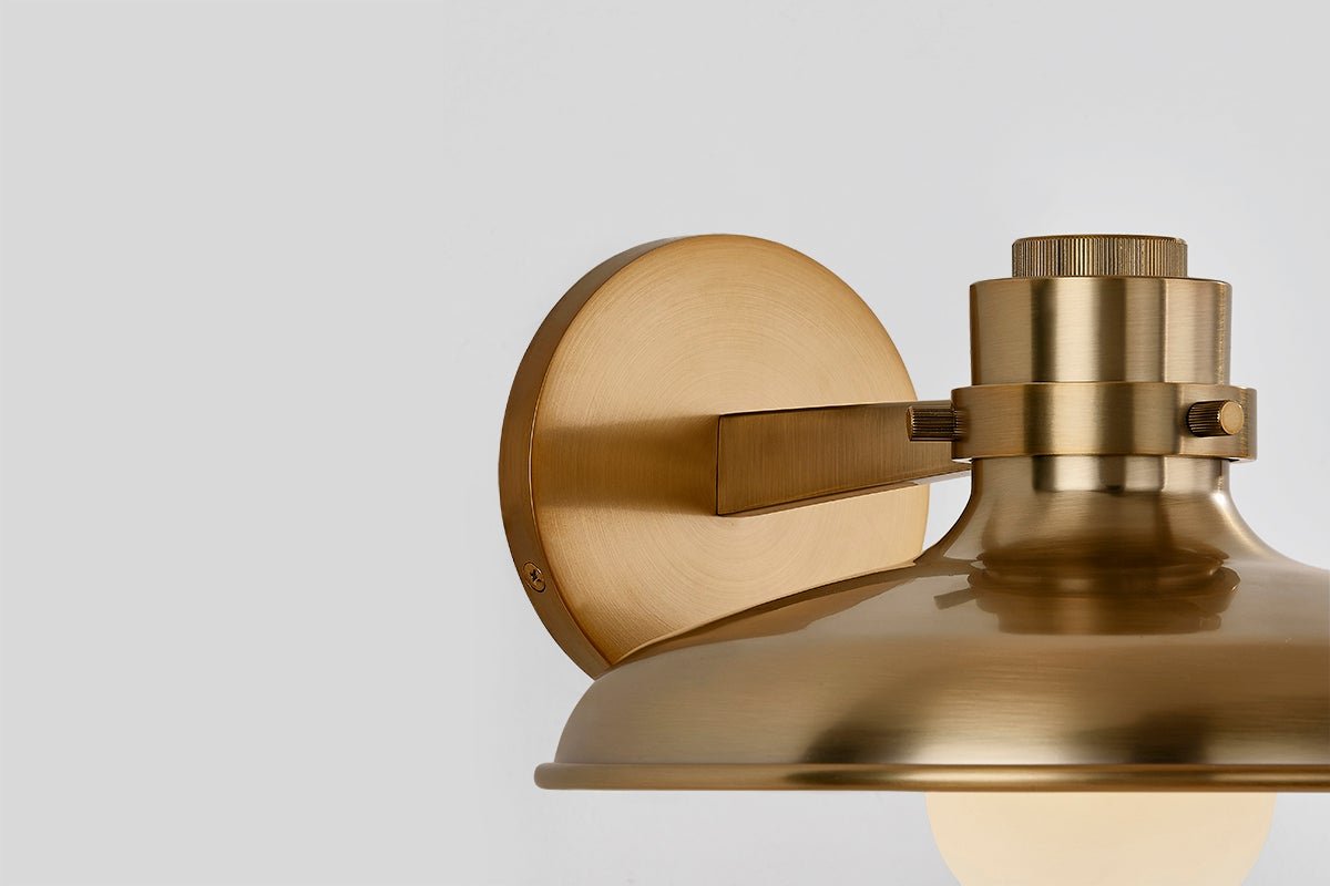 Louis Wall Sconce in Patina Brass