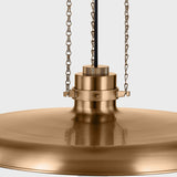 Louis Pendant Light in Patina Brass, Large