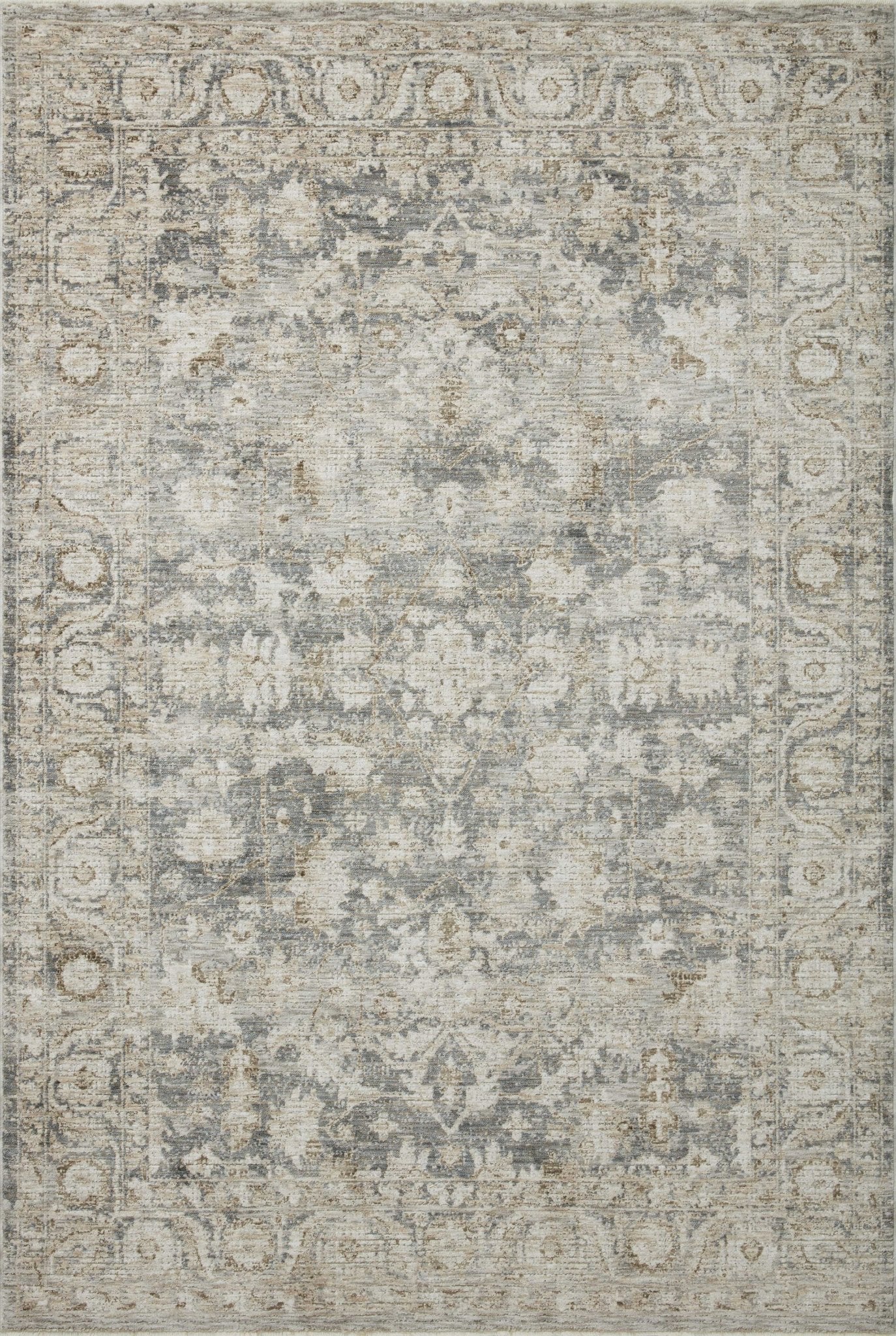 Amber Lewis x Loloi Honora Slate / Beige Rug