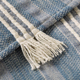 Amber Lewis x Loloi TAL0001 Blue Throw Blanket