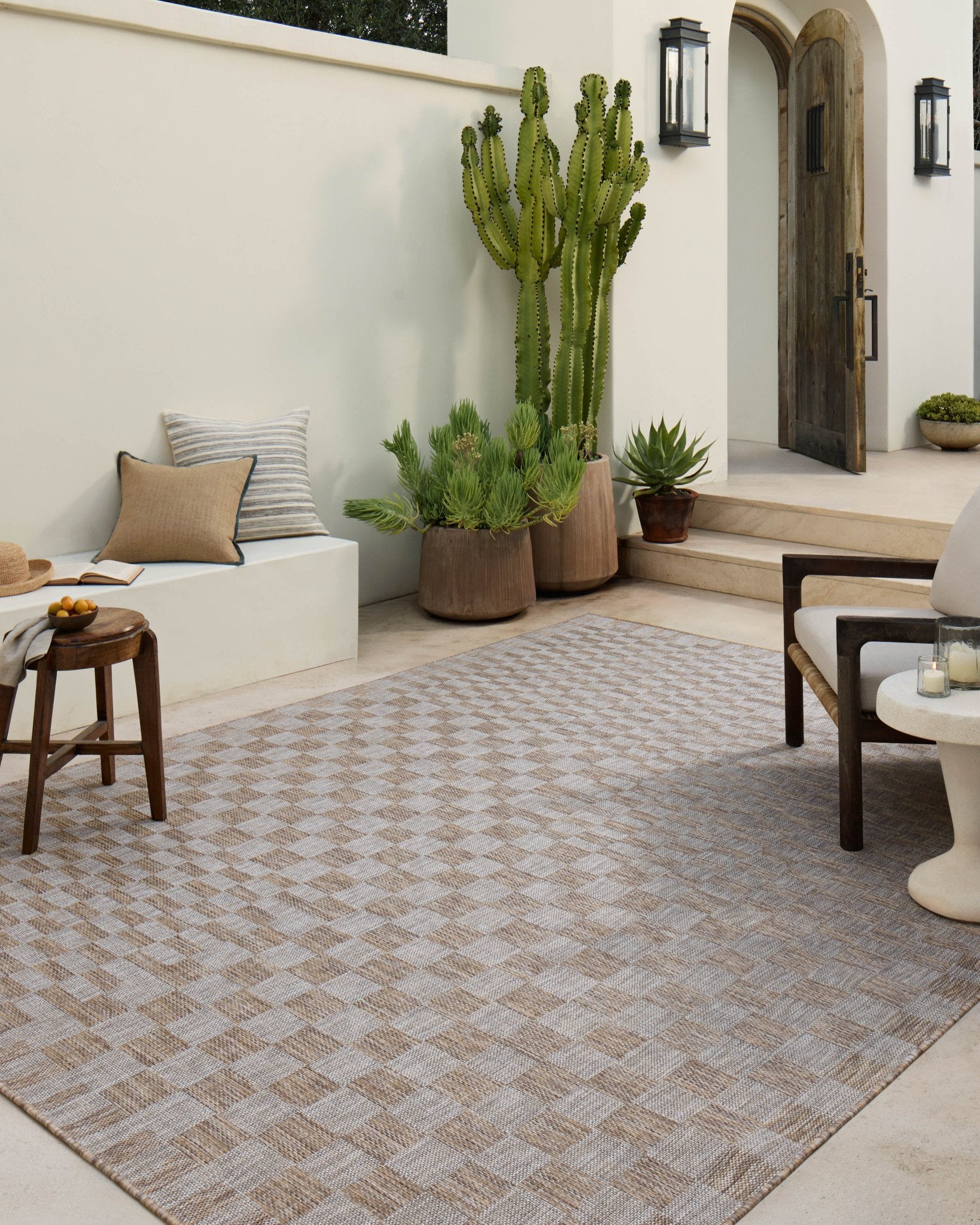 Amber Lewis x Loloi Topanga Natural / Dove Rug