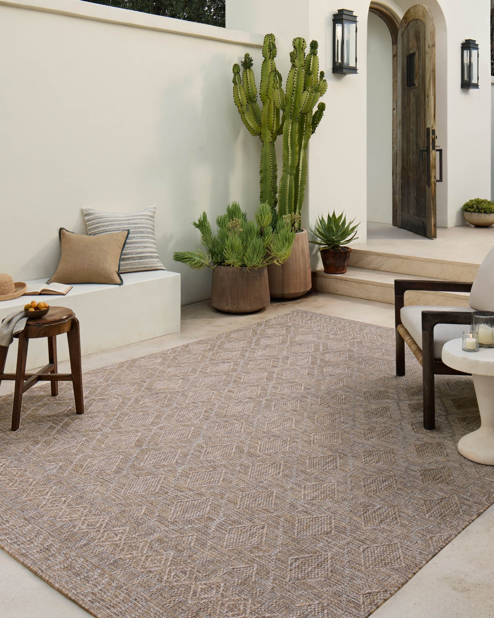 Amber Lewis x Loloi Topanga Natural / Mist Rug