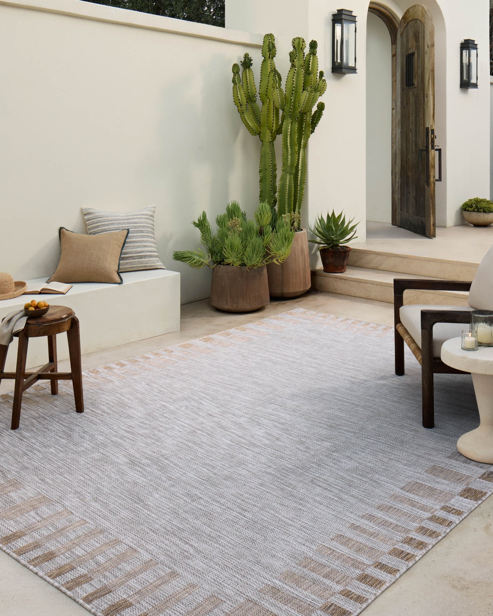 Amber Lewis x Loloi Topanga Silver / Natural Rug