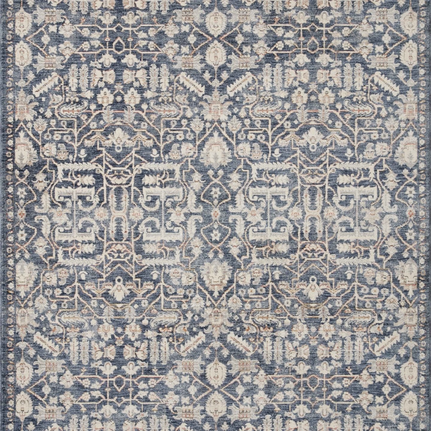 Amber Lewis x Loloi Zuma Blue / Ivory Rug