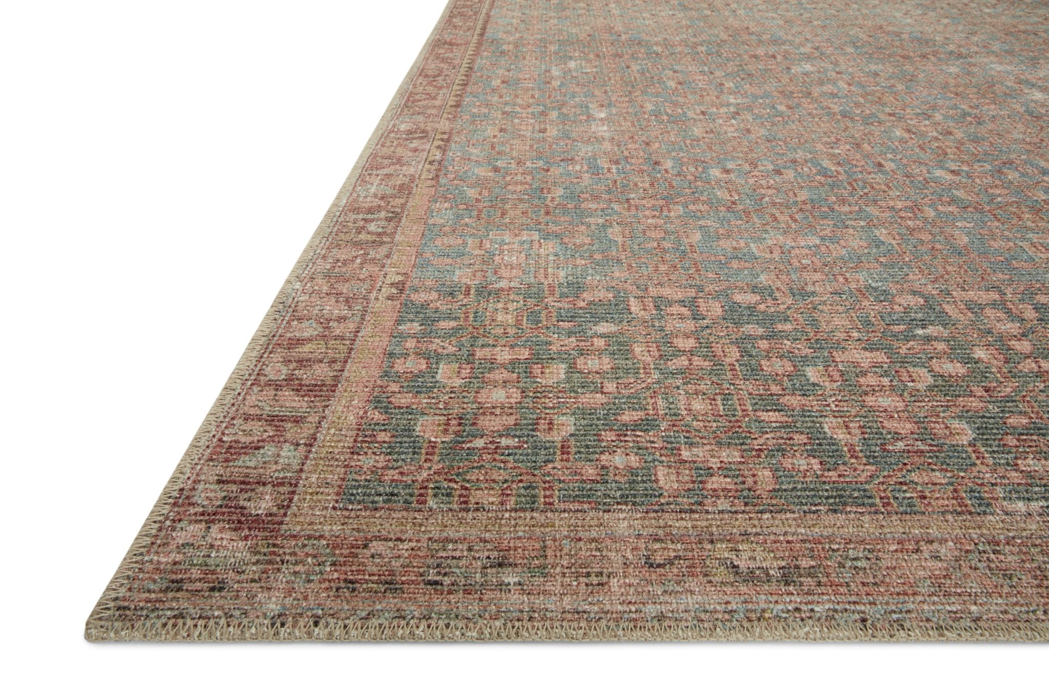 Angela Rose x Loloi Aubrey Blue / Terracotta Rug