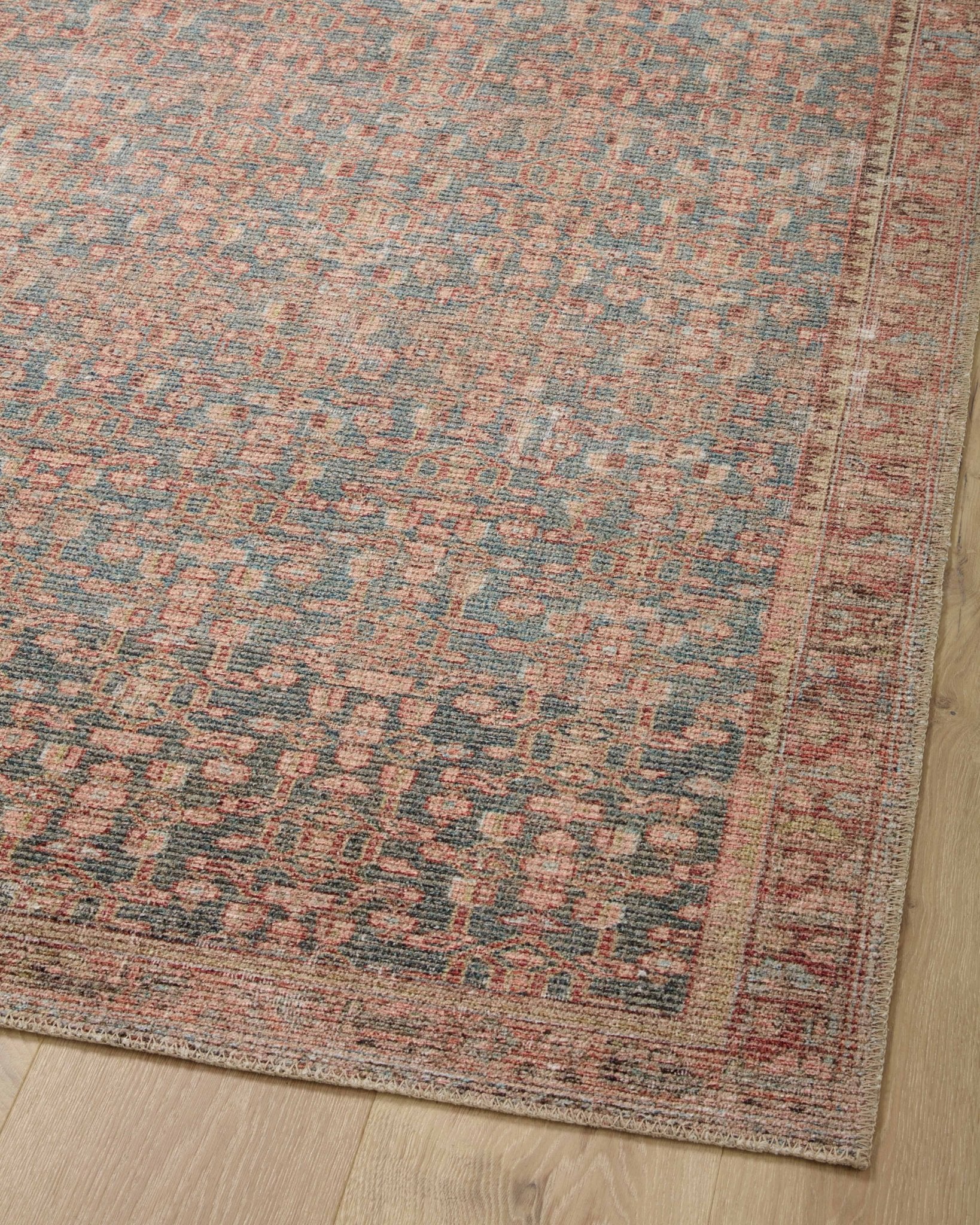 Angela Rose x Loloi Aubrey Blue / Terracotta Rug