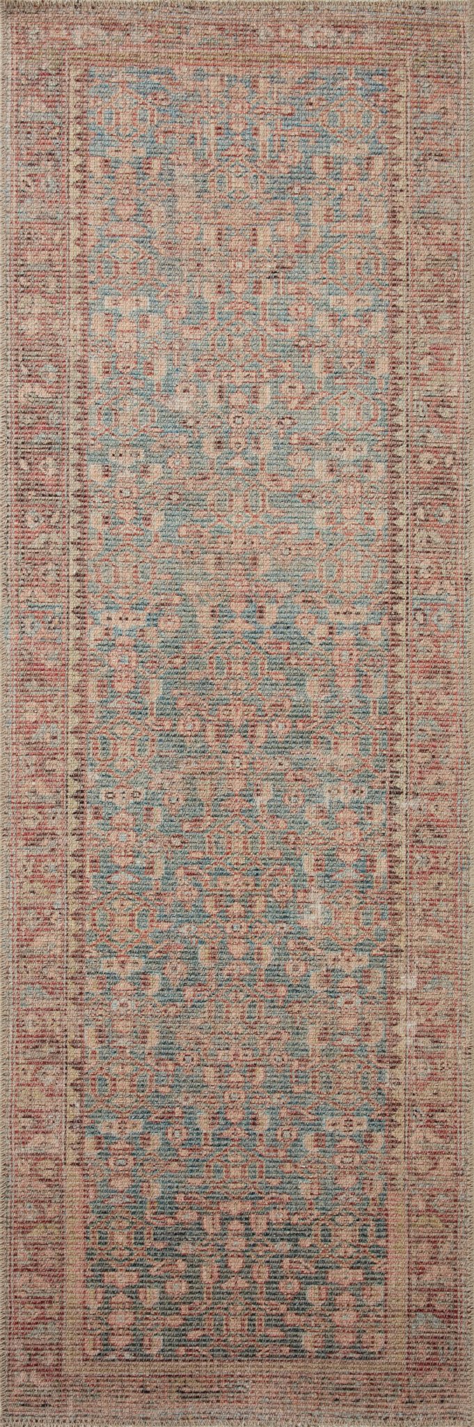 Angela Rose x Loloi Aubrey Blue / Terracotta Rug