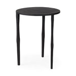 Black Iron Side Table