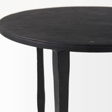 Black Iron Side Table