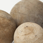 Cary Wooden Spheres, Set of 3