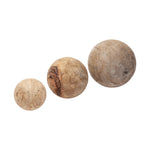 Cary Wooden Spheres, Set of 3